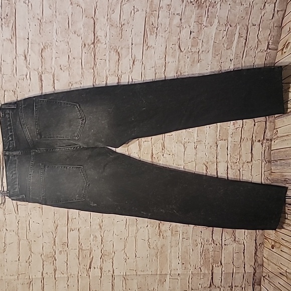 NWT free people distressed black jeans 26 - Picture 7 of 8
